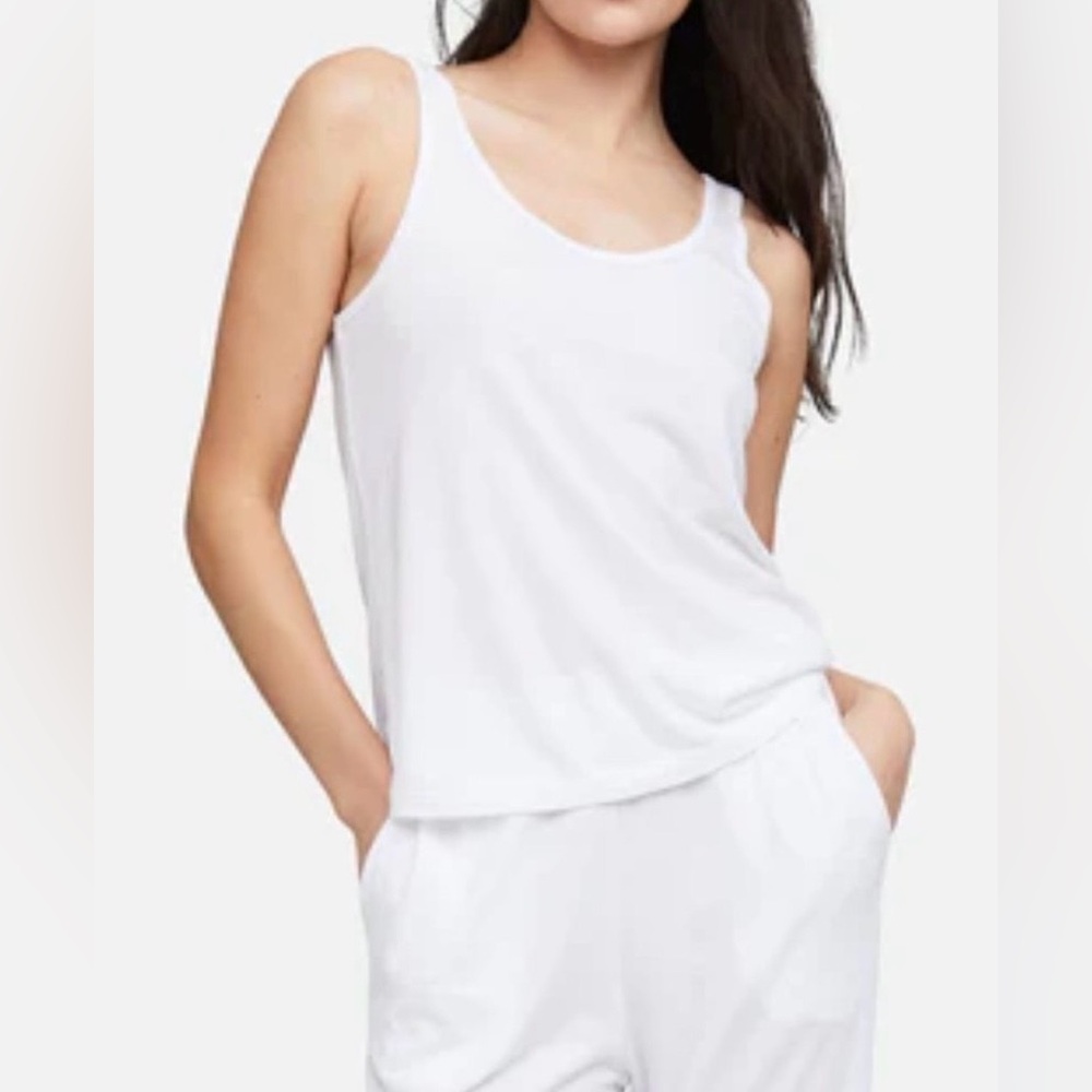 MATE the Label White Tencel Sleep Tank